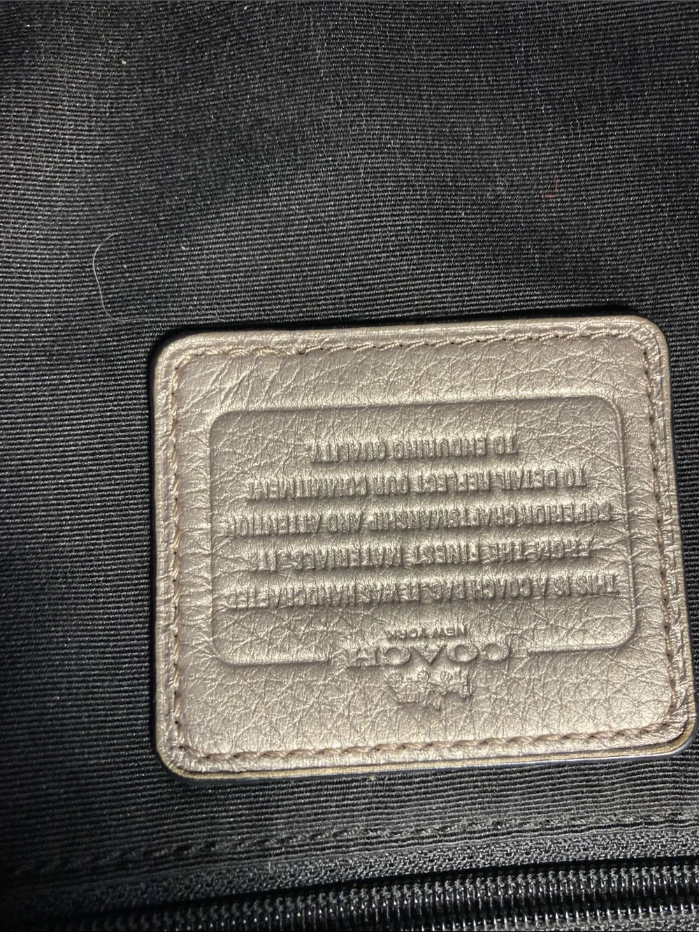 Coach Isabelle 2 way carry Pebbled Leather Shoulder or crossbody or tote